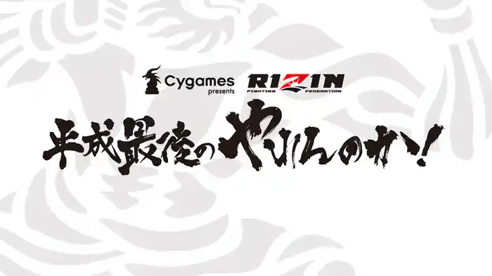 RIZIN 平成最後のやれんのか！