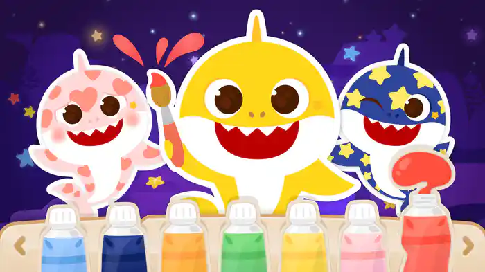 ベイビーシャークのへんしんごっこ