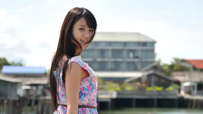 グラビアのメイキング　藤井シェリー