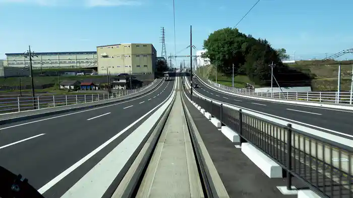 宇都宮ライトレール HU300形 宇都宮芳賀ライトレール線運転席展望 4K撮影