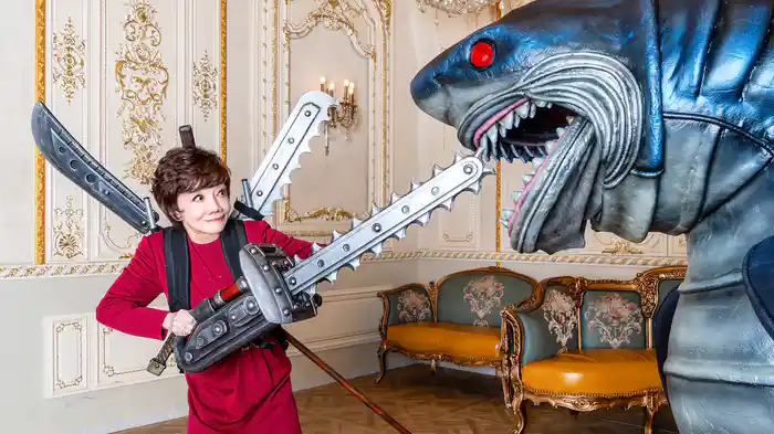 松島トモ子 サメ遊戯