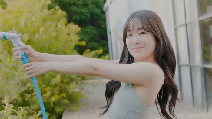 レギンスと水撒きと、時々、Tバック