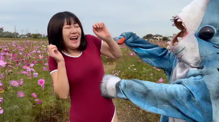 キンタローJK＆セクハラシャーク　イタズラな恋人に花束を