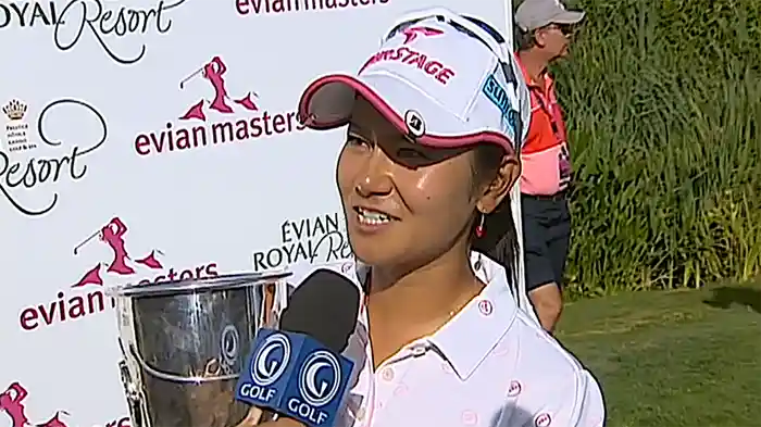 宮里藍 LPGAツアー初優勝!エビアンマスターズ 2009 最終日