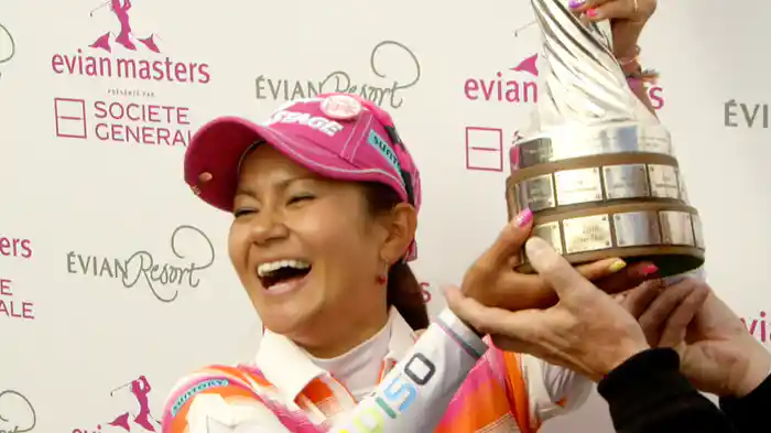 宮里藍 優勝!エビアンマスターズ by Societe Generale 2011 最終日