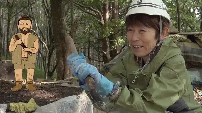 掘る女 縄文人の落とし物